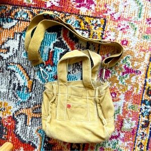 URBAN OUTFITTERS Denim Mustard Crossbody Bag